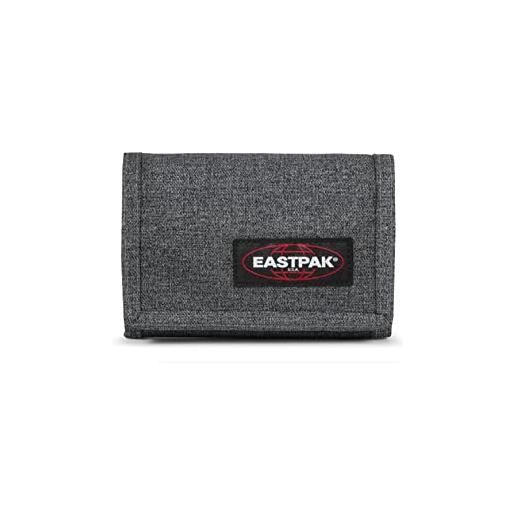 EASTPAK crew single portafoglio, 22 cm, black denim (grigio)