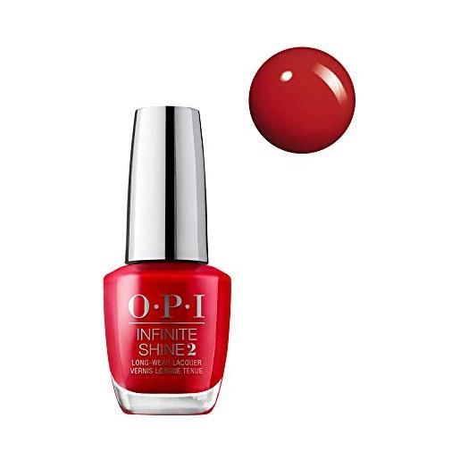 OPI infinite shine | smalto per unghie a lunga durata, big apple red | rosso, 15ml