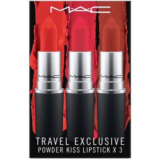 Mac travel exclusive lipstick x3 trio best-sellers
