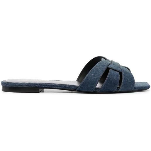 Saint Laurent sandali denim - blu