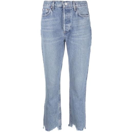 AGOLDE jeans crop - blu