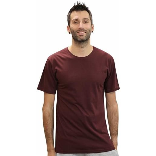 Softee t-shirt da uomo sportwear - rosso granata