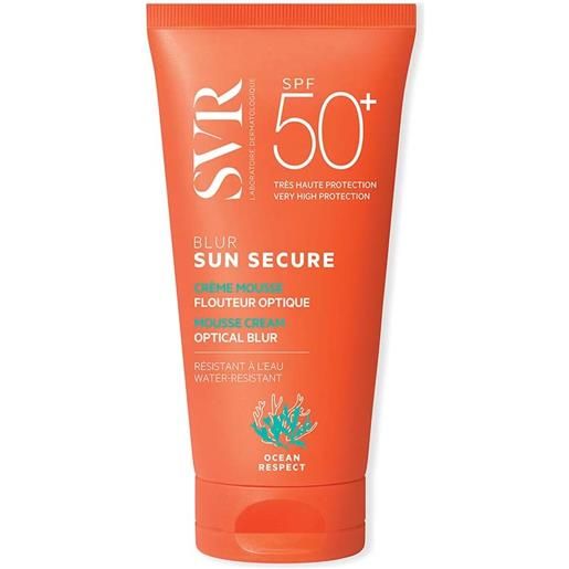 SVR Sole svr sun secure - blur spf50+ crema viso mousse vellutata, 50ml
