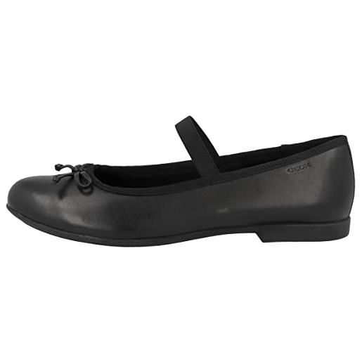 Geox bambina j plie' b ballerine bambine e ragazze, nero (black), 32 eu