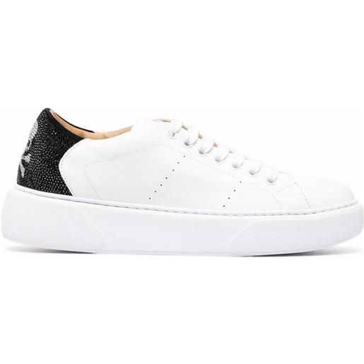 Philipp Plein sneakers con applicazione - bianco