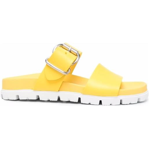 Prada sandali con fibbia - giallo