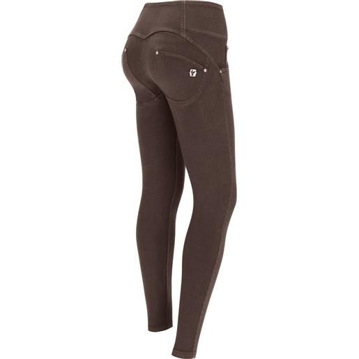 Freddy pantaloni push up wr. Up® vita media tessuto navetta tinto in capo