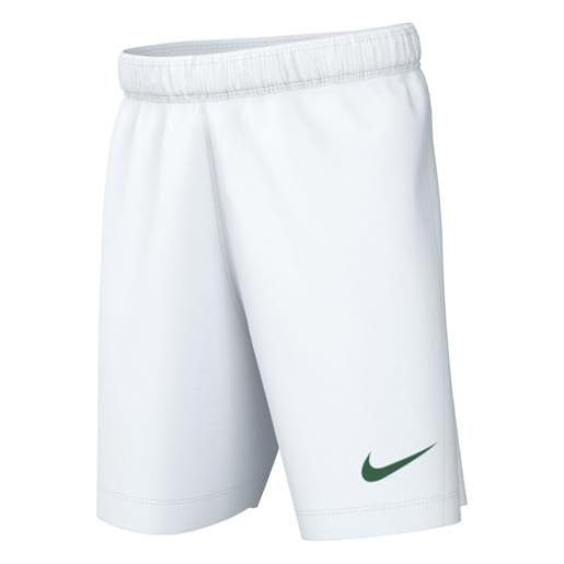 Nike unisex kids shorts y nk df park iii short nb k, white/pine green, bv6865, xs