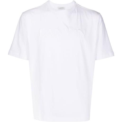 Lanvin t-shirt girocollo con stampa - bianco