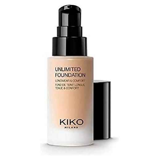 KIKO milano unlimited foundation 2n | fondotinta fluido a lunga tenuta