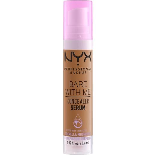 Nyx Professional MakeUp bare with me concealer serum correttore 09 deep golden