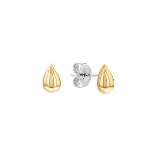 Calvin Klein orecchini a perno da donna collezione sculptured drops - 35000071