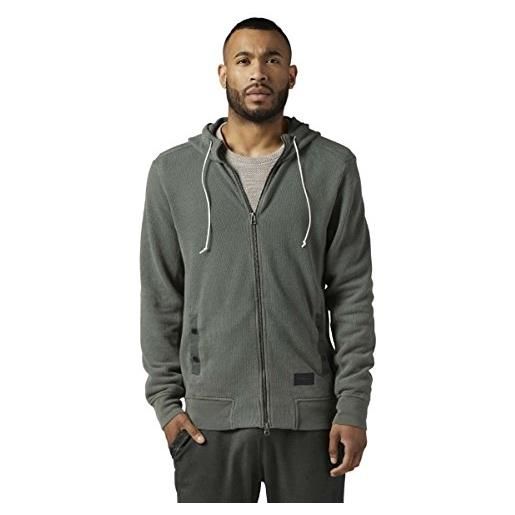 Reebok bq5692 felpa, uomo, uomo, bq5692, grigio (ironst), s