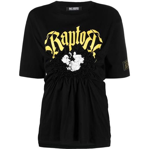 Raf Simons t-shirt con maniche corte - nero