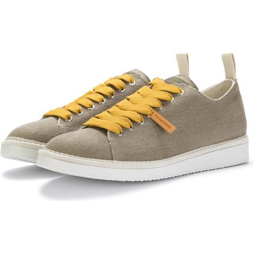 PANCHIC | sneakers lacci larghi gialli grigio