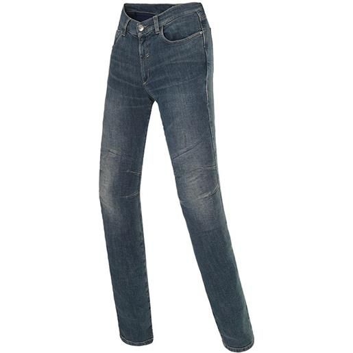 Clover jeans donna sys-5 - blu medio