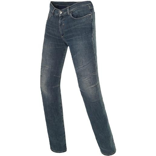 Clover jeans uomo sys-5 - blu medio