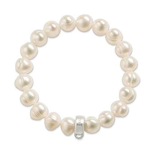 Bracciale Engelsrufer In Argento 925 Con Perle D'acqua Dolce, Regolabile 18+2 Cm, Placcato Rodio - 4