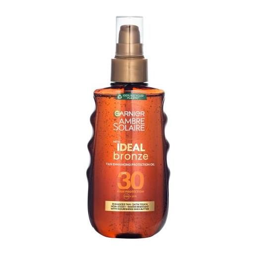Garnier ambre solaire ideal bronze spf30 olio protettivo resistente all'acqua e che favorisce l'abbronzatura 150 ml