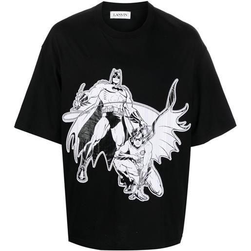Lanvin t-shirt con stampa batman - nero