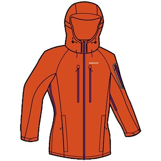 Trangoworld keite termic jacket arancione xl donna