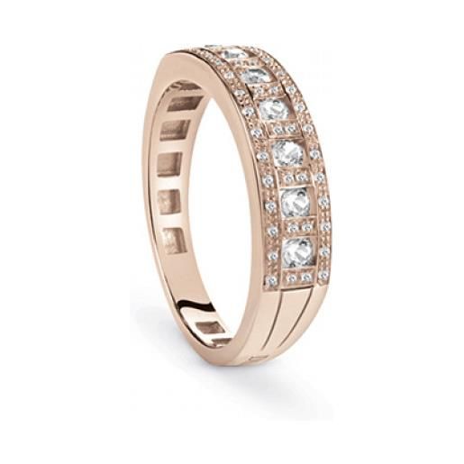 Damiani anello belle epoque in oro rosa e diamanti