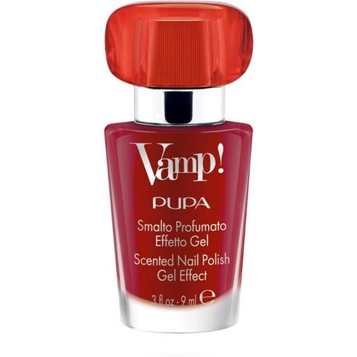 Pupa vamp!Smalto profumato effetto gel - passionate red
