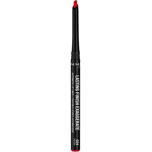 Rimmel lasting finish exaggerate - 024 red diva