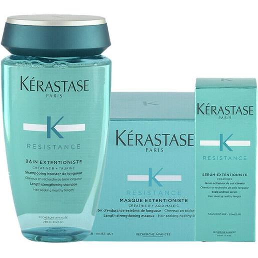 Kérastase kerastase resistance extentioniste bain + masque + serum 250+200+50ml - rituale rinforzante capelli lunghi