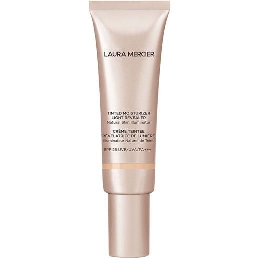 Laura Mercier tinted moisturizer light revealer spf25 fondotinta crema, crema viso colorata illuminante 0n1 petal