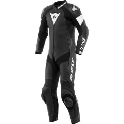 DAINESE tuta tosa leather perf nero bianco - DAINESE 56