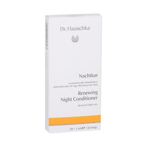 Dr. Hauschka renewing night conditioner trattamento viso notte liftante e rigenerante 10 ml per donna