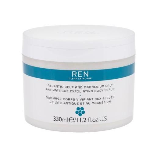 REN Clean Skincare atlantic kelp and magnesium salt peeling corpo energizzante e idratante 330 ml per donna