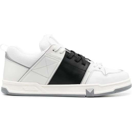 Valentino Garavani sneakers open mid con inserti - bianco