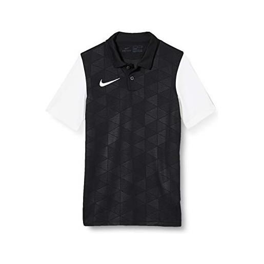 Nike y nk trophy iii jsy ss t-shirt, unisex bambini, black/white/white, s