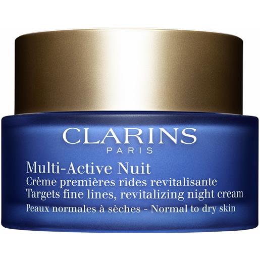 Clarins > Clarins multi active nuit creme premieres rides revitalisante peaux normales a seches 50 ml