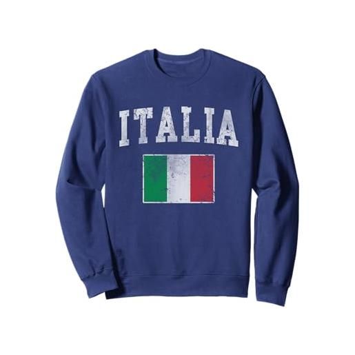 Italia Italian Gifts Men Women Kids Yout vintage italia bandiera italia felpa unisex adulto grigio melange s manica lunga