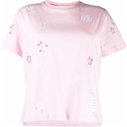Thom Browne t-shirt a maniche corte - rosa