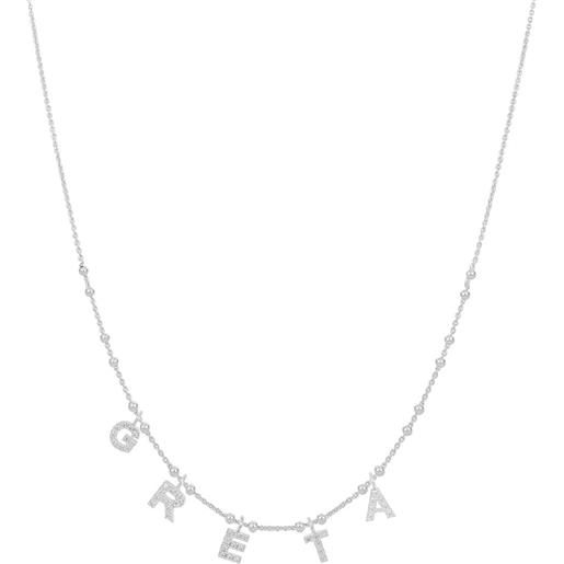 GioiaPura collana donna gioiello gioiapura nominum argento 925 nome greta gyxcaz0016-41