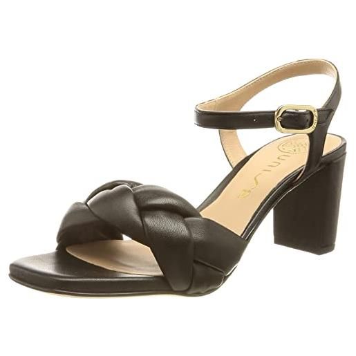 Unisa monsul_ns, sandali con tacco donna, nero, 35 eu