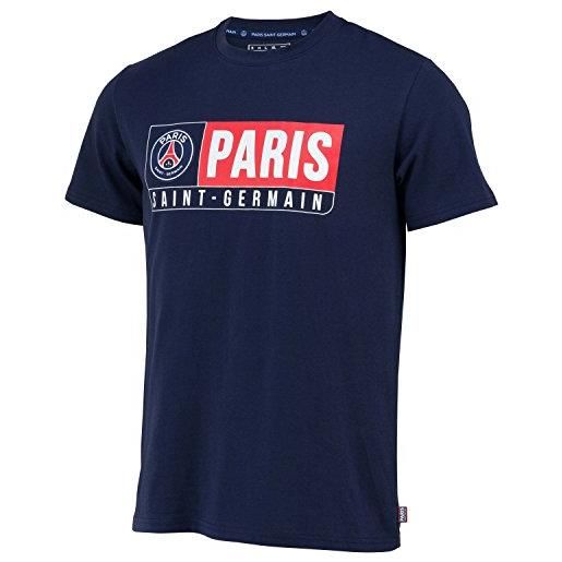 PARIS SAINT-GERMAIN paris saint germain - t-shirt da bambino/ragazzo, collezione ufficiale del paris saint germain, ragazzo, blu, 8 anni