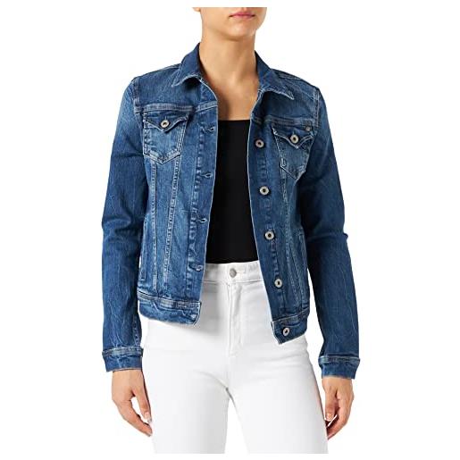 Pepe Jeans thrift, giacca donna, blu (denim-hq0), xs