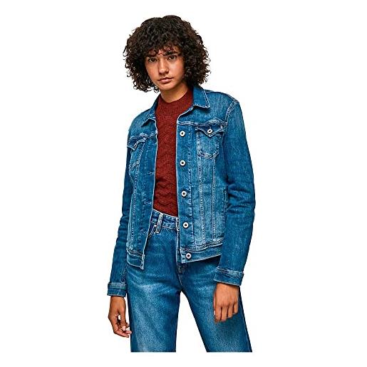 Pepe Jeans thrift, giacca donna, blu (denim-hp2), xs