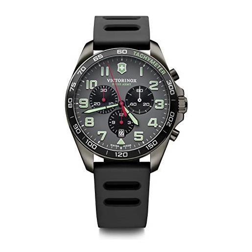 Victorinox uomo field. Force sport cronografo - orologio al quarzo analogico in acciaio inossidbile fabbricato in svizzera 241891