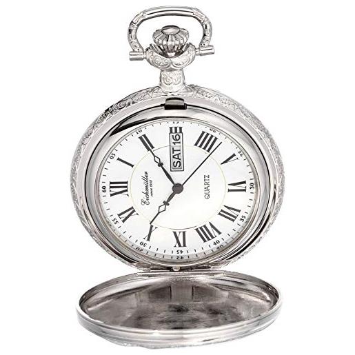 Eichmüller orologio da tasca al quarzo in acciaio inossidabile 8206/05