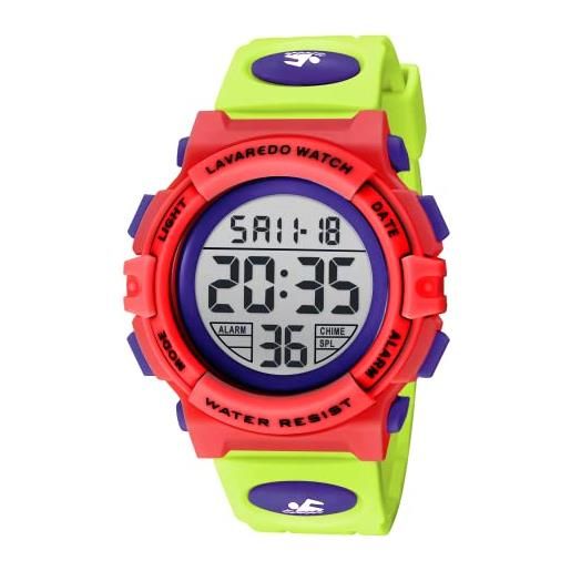 BEN NEVIS orologio da polso orologi sport per bambini digitale multifunzione impermeabile led luce allarme calendario data con cinturino in silicone