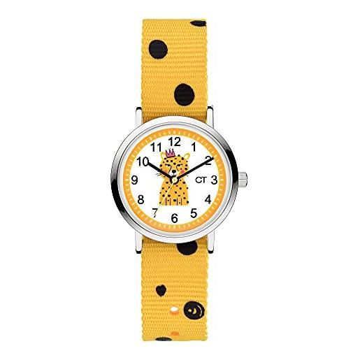 Cool Time orologio analogico al quarzo unisex bambini con cinturino in nylon ct-0029-lq