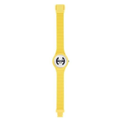 HIP HOP watches - orologio da donna aspen gold hwu0534 - collezione solare - cinturino in silicone - impermeabile 5 atm - cassa 34mm - giallo
