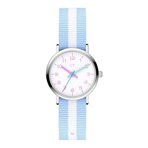 Cool Time orologio analogico al quarzo unisex bambini con cinturino in nylon ct-0039-lq