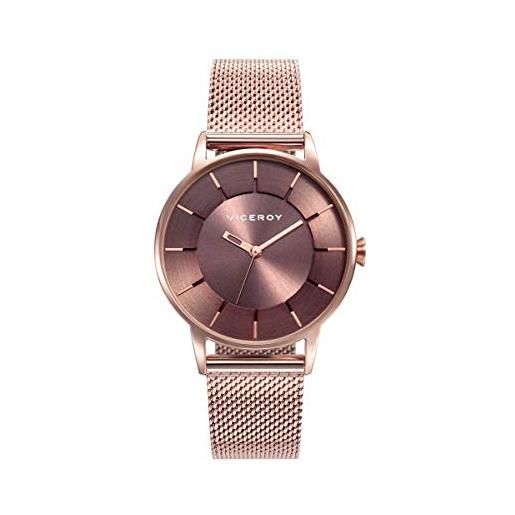 Viceroy 471198-47 - orologio da donna con cinturino rosa e display in marrone